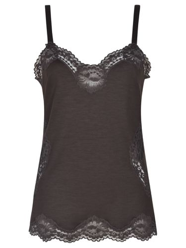 Dolce & Gabbana Lace Trimmed Top - Dolce & Gabbana - Modalova