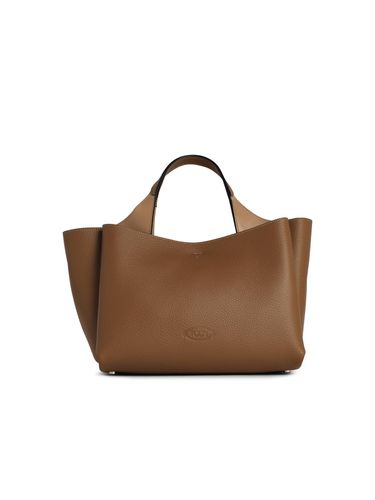 Tod's apa Small Brown Leather Bag - Tod's - Modalova