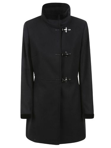 Fay Virginia Velvet-trim Coat - Fay - Modalova