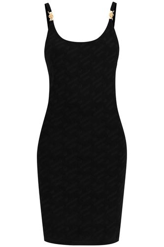 Versace la Greca Knitted Mini Dress - Versace - Modalova