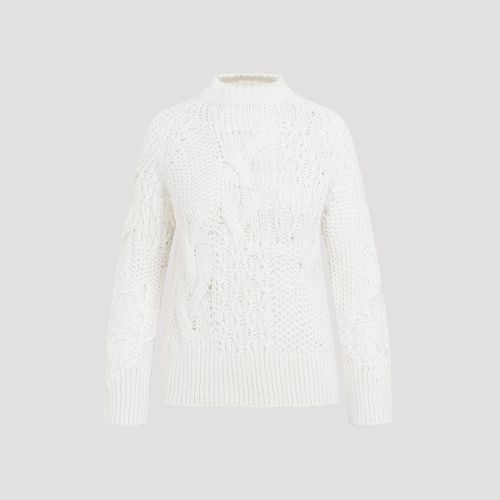 Virgin Wool Pullover - Ermanno Scervino - Modalova