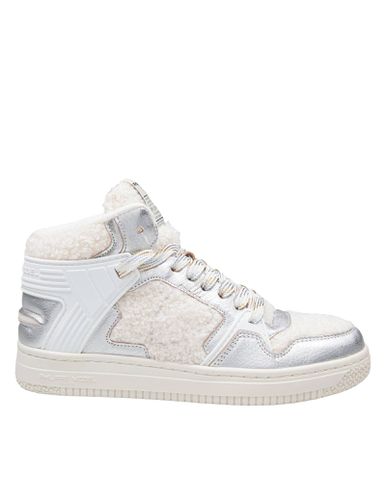 Sneakers La Grand Mid In Leather And Faux Sheepskin - Philippe Model - Modalova