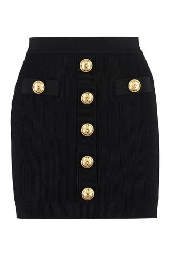 Balmain Knitted Mini Skirt - Balmain - Modalova