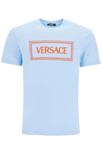 Versace Embroidered Logo T-shirt - Versace - Modalova