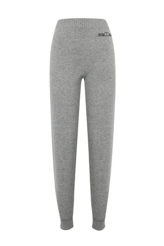 Wool Blend Trousers With Logo - TwinSet - Modalova