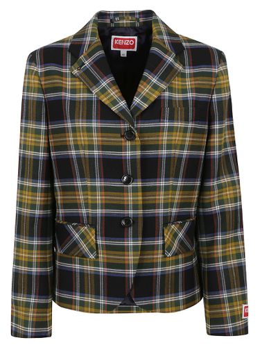 Single-breasted Checked Blazer - Kenzo - Modalova