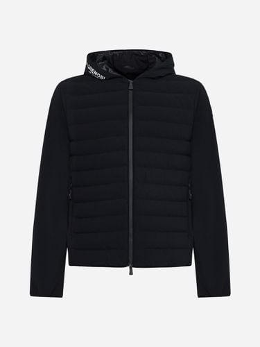 Quilted And Smooth Nylon Jacket - Moncler - Modalova