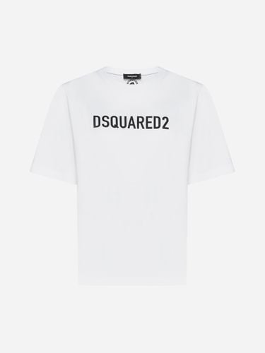 Dsquared2 Logo Cotton T-shirt - Dsquared2 - Modalova