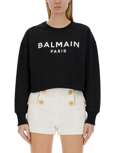 Balmain Sweatshirt With Logo - Balmain - Modalova