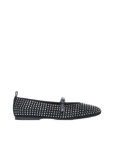 J. W. Anderson Ballerina Strass Ballet Flats In Black Suede - J.W. Anderson - Modalova