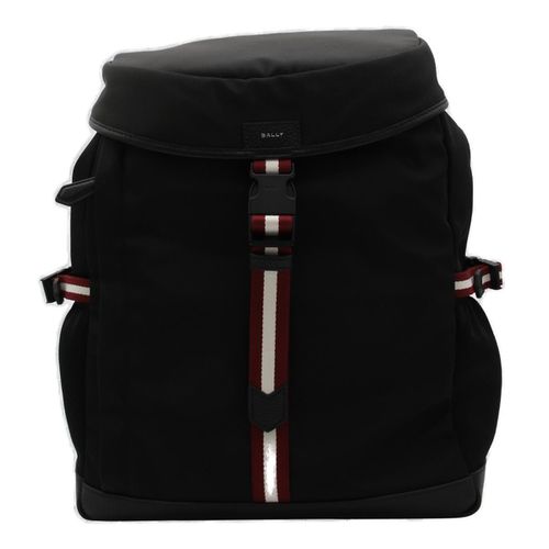 Stripe-detailed Foldover Top Backpack - Bally - Modalova