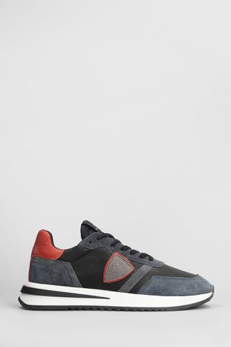 Tropez 2.1 Low Sneakers In Suede And Leather - Philippe Model - Modalova