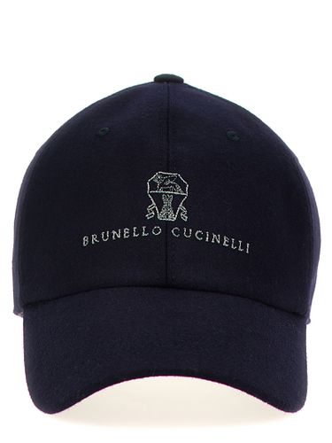 Logo Embroidery Cap - Brunello Cucinelli - Modalova