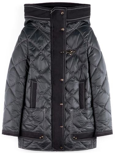 Parka In Diamond Quilted Semi-shiny Nylon - Fay - Modalova