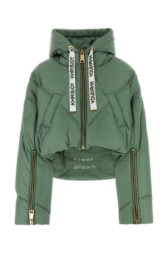 Green Polyester Down Jacket - Khrisjoy - Modalova