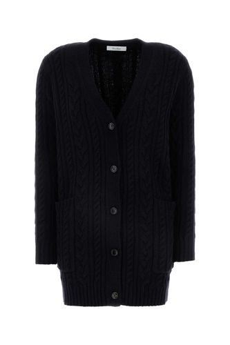 Black Wool Blend Calotta Cardigan - Max Mara - Modalova