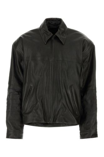 Balenciaga Leather Oversize Jacket - Balenciaga - Modalova