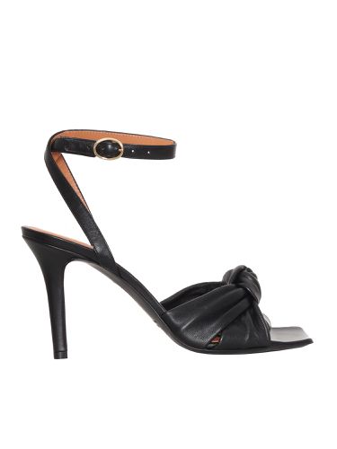 Via Roma 15 Black Leather Sandals - Via Roma 15 - Modalova