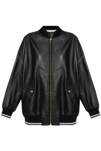 Palm Angels Zipped Bomber Jacket - Palm Angels - Modalova