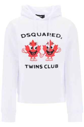 Twins Club Hooded Sweatshirt - Dsquared2 - Modalova