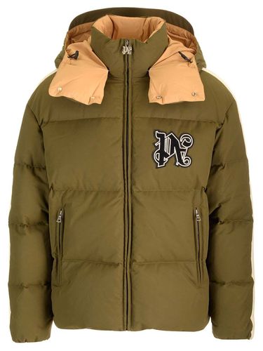 Track Monogram Down Jacket - Palm Angels - Modalova