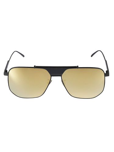 Hexagonal-framed Sunglasses - Bottega Veneta Eyewear - Modalova