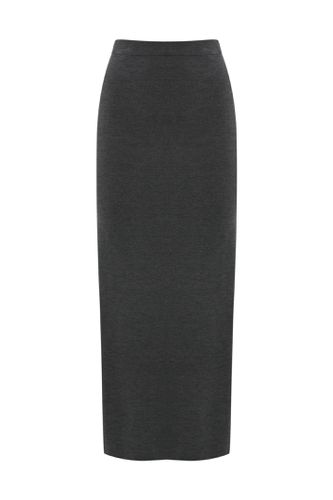 Liviana Conti Wool Skirt With Slit - Liviana Conti - Modalova