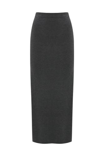 Liviana Conti Wool Skirt With Slit - Liviana Conti - Modalova