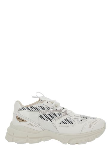 Marathon Runner Low Top Sneakers With Reflective Details In Leather Blend Woman - Axel Arigato - Modalova