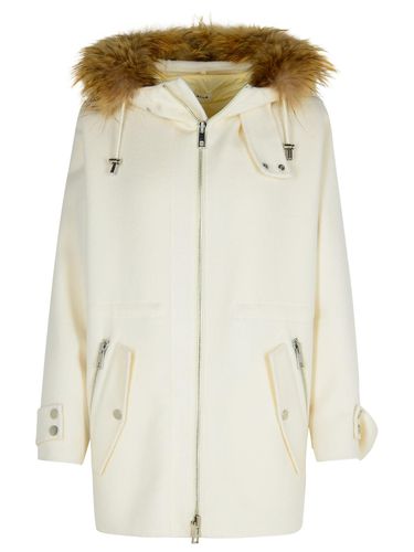 Parosh leak Cream Wool Parka - Parosh - Modalova