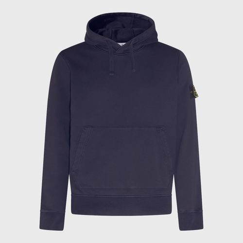 Stone Island Blue Cotton Sweatshirt - Stone Island - Modalova