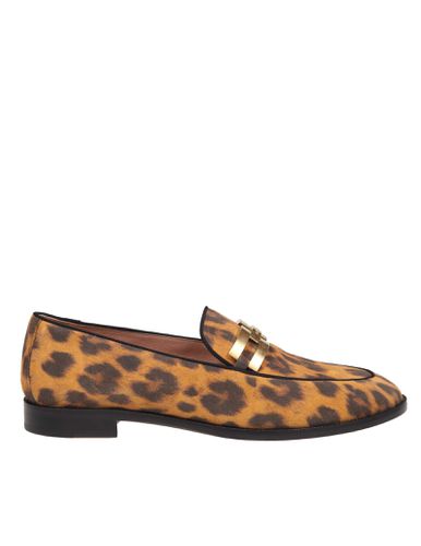 Aquazzurra Brandi Loafers In Suede Leather With Spotted Print - Aquazzura - Modalova