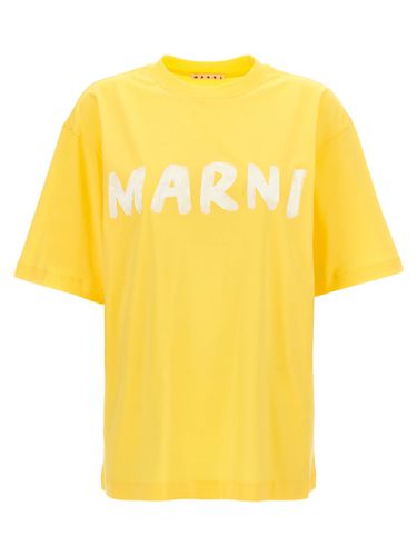 Marni Logo Print T-shirt - Marni - Modalova