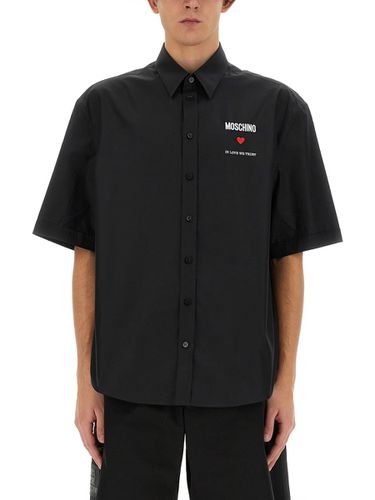 Moschino Shirt With Logo - Moschino - Modalova