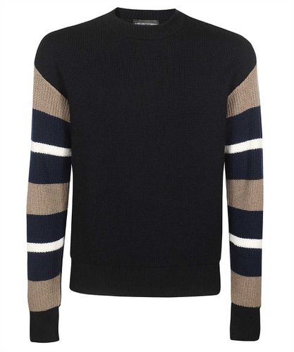 Long Sleeve Crew-neck Sweater - Emporio Armani - Modalova