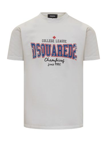 Signature Crewneck T-shirt - Dsquared2 - Modalova