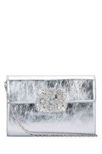 Mini Efflorescence Leather Clutch Bag - Roger Vivier - Modalova