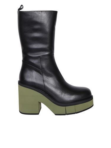 Brook Nero Leather Boot - Paloma Barceló - Modalova