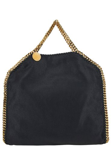 Chain Tote Bag With Logo Engraved On Charm In Faux Leather Woman - Stella McCartney - Modalova