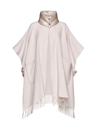 Wool And Cashmere Blend Poncho - Herno - Modalova