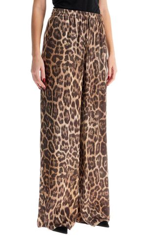 Leopard Printed Elastic Waist Pants - Stella McCartney - Modalova