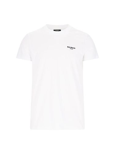 Balmain Flocked T-shirt - Balmain - Modalova