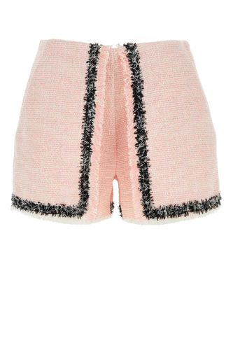 MSGM Pink Bouclã Shorts - MSGM - Modalova