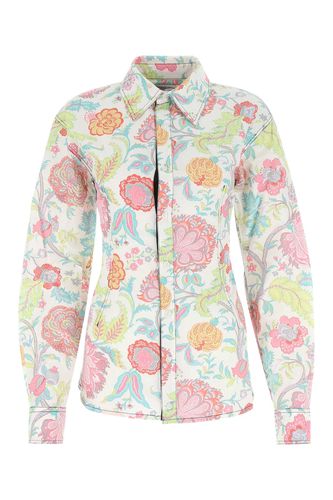 Marine Serre Printed Poplin Shirt - Marine Serre - Modalova