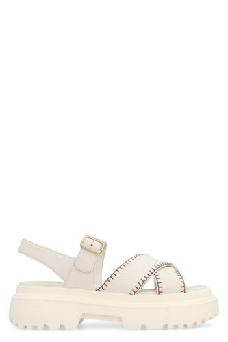 Hogan Leather Sandals - Hogan - Modalova