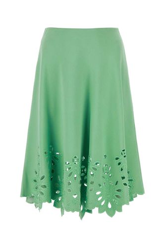 Ermanno Scervino Green Cady Skirt - Ermanno Scervino - Modalova