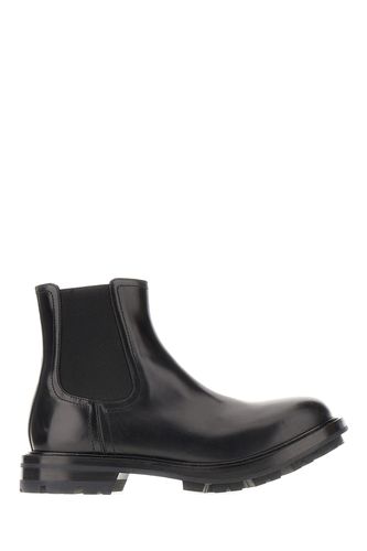 Leather Ankle Boots - Alexander McQueen - Modalova