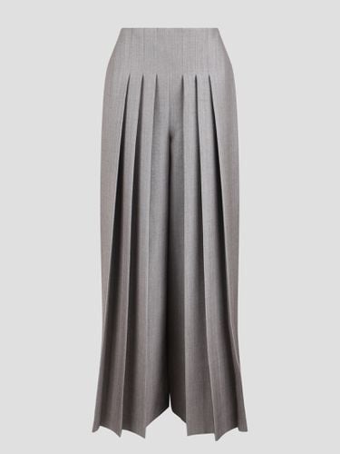 Dove Wool Wide-leg Pant - Alberta Ferretti - Modalova