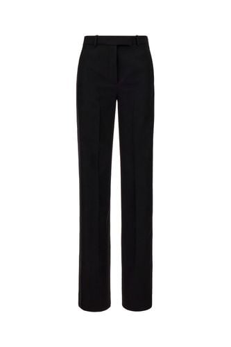 Versace Black Wool Pant - Versace - Modalova