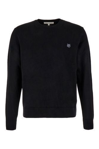 Maison Kitsuné Black Wool Sweater - Maison Kitsuné - Modalova